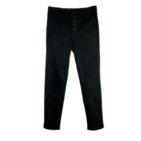 No Boundaries Black High Rise Button Fly Skinny Jeans - Picture 1 of 6